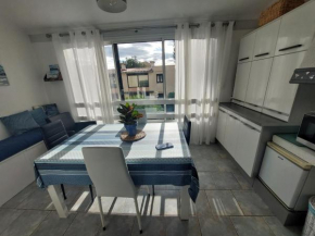 Appartement climatisé 2 pièces, piscine, parking privé, à 500m de la plage - FR-1-776-2